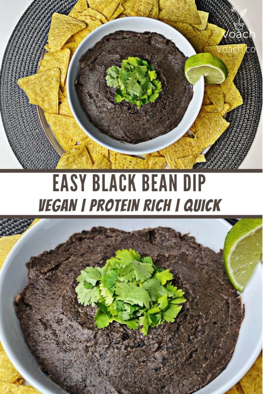 easy black bean dip