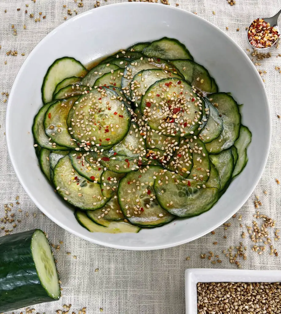 Vegan Asian Cucumber Salad